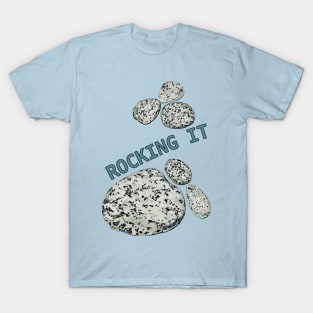 ROCKING IT Speckled T-Shirt